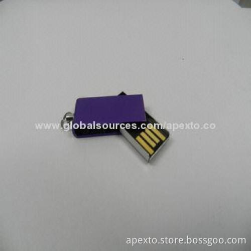 Promotional Mini USB Flash Drives, 16GB Storage Capacity, Supports Password Protection and Bootable